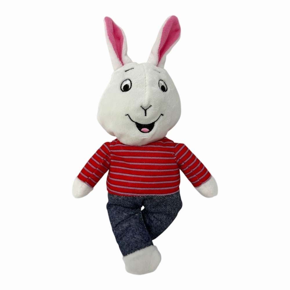 Arthur Buster Baxter Plush Bunny Stuffed Animal Red Striped Shirt Greenbrier 9in